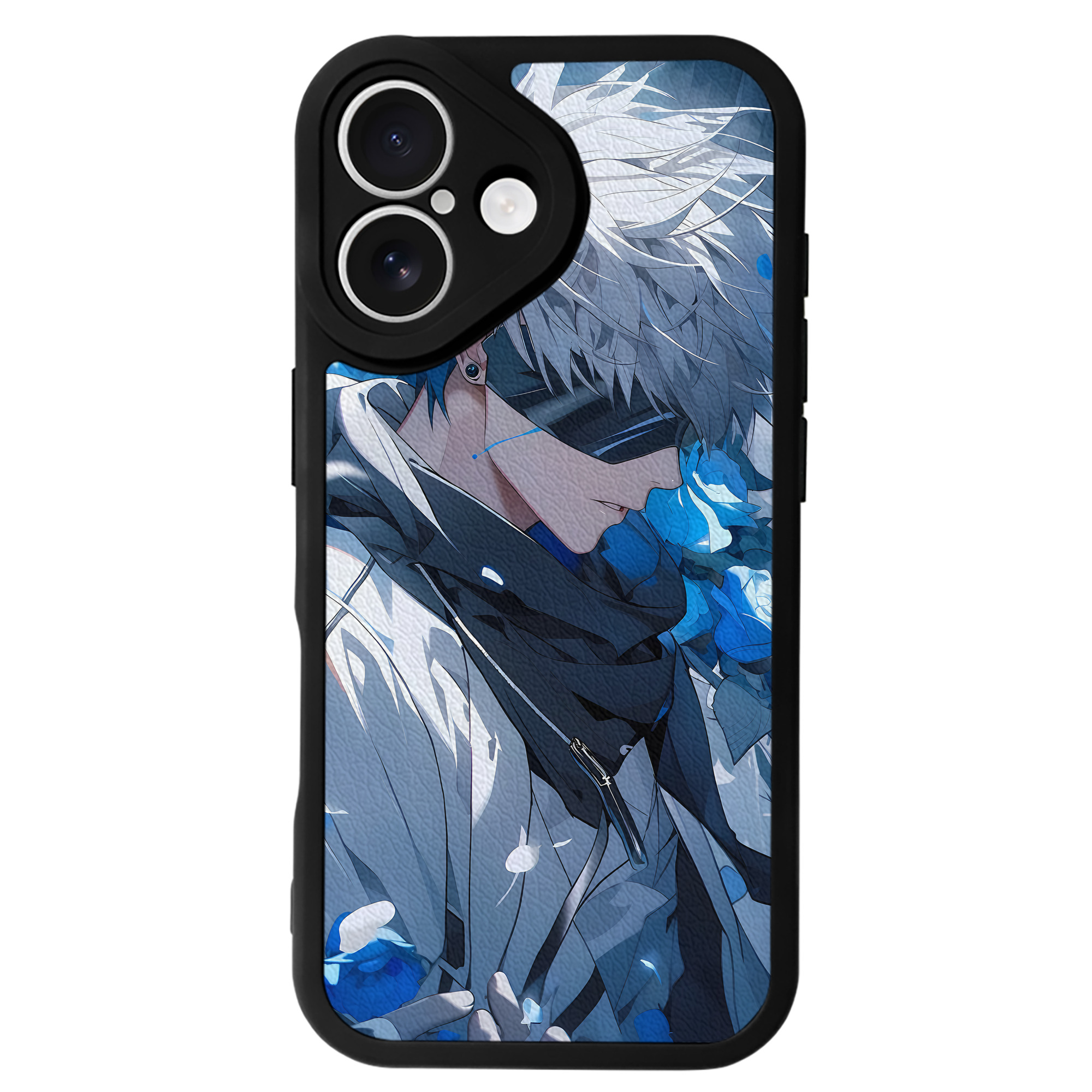 （画像用） 呪術廻戦 Jujutsu Kaisen 【iPhone 16シリーズ対応】シリコンスマホケース（レザー調） 材質：シリコン